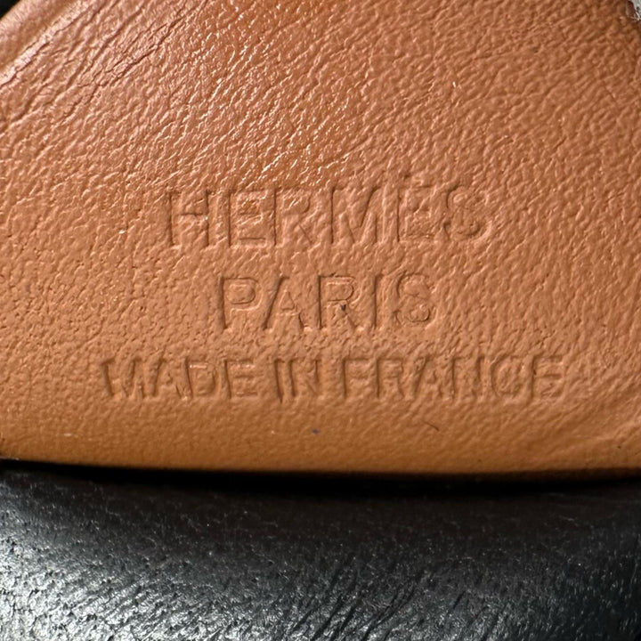 極美品▲HERMES エルメス ロデオ ペガサスPM アニョーミロ スイフト ノワール ゴールド ブルーニュイ チャーム W刻印 フランス製 箱付き
