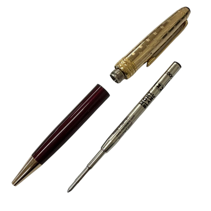 良品□MONTBLANC モンブラン ル プティ プランス プラネット ソリテール 164 ドゥエ クラシック 特別生産品 ボールペン ゴールド 筆記◎