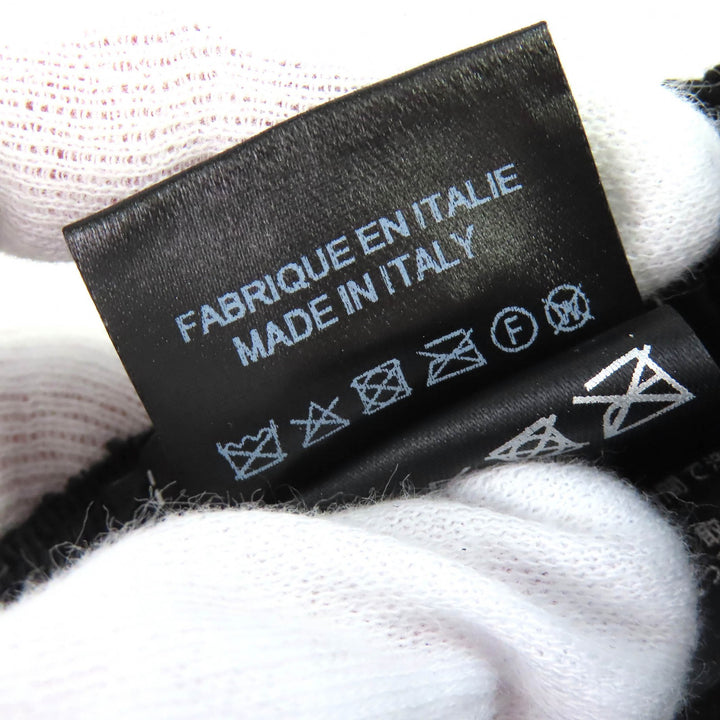 美品△CHANEL シャネル 23B ココマーク ツイード ベースボールキャップ 帽子 ブラック ホワイト ゴールド金具 伊製 正規品 レディース