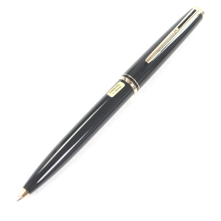 極美品□MONTBLANC モンブラン 380 ハンマートリガー ボールペン ステーショナリー ブラック ゴールド 箱付き ドイツ製 筆記確認済み
