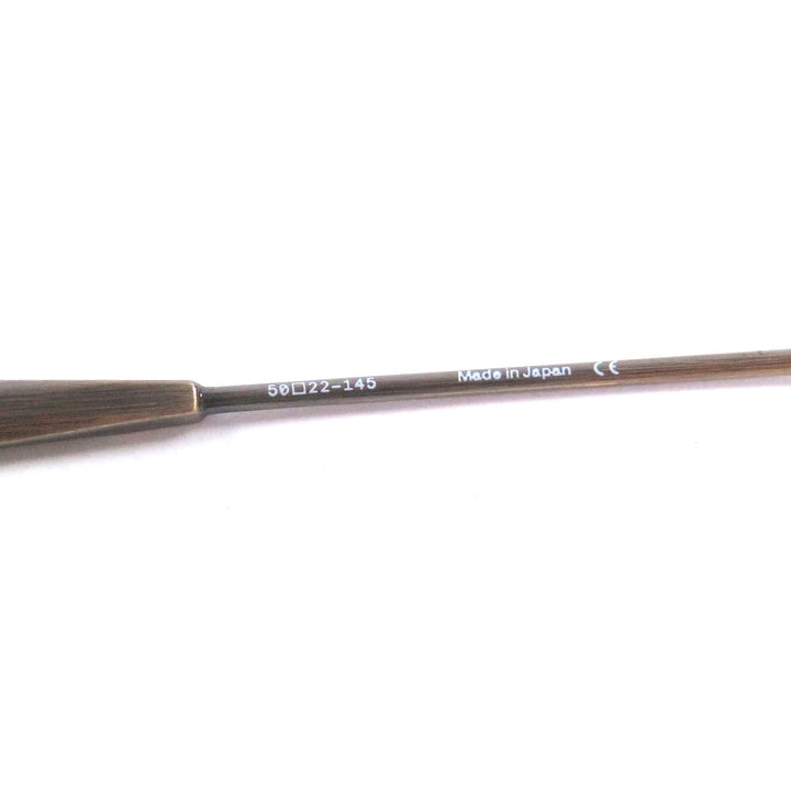 未使用品□MATSUDA マツダ M3145 ツーブリッジ サングラス アイウェア アンティークゴールド グリーンレンズ 50□22-145 日本製 メンズ　