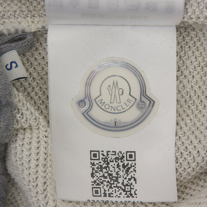 極美品▲MONCLER モンクレール 2020年製 コットン ロゴワッペン付 スウェットパンツ ジョガーパンツ グレー S トルコ製 正規品 メンズ