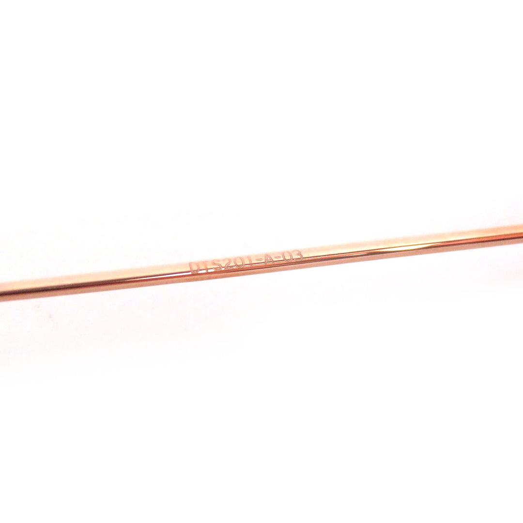 未使用品□DITA ディータ DTS201-A-03 ALLUVIAN サングラス アイウェア ピンクゴールド クリアベージュ 54□17-145 デモレンズ 日本製