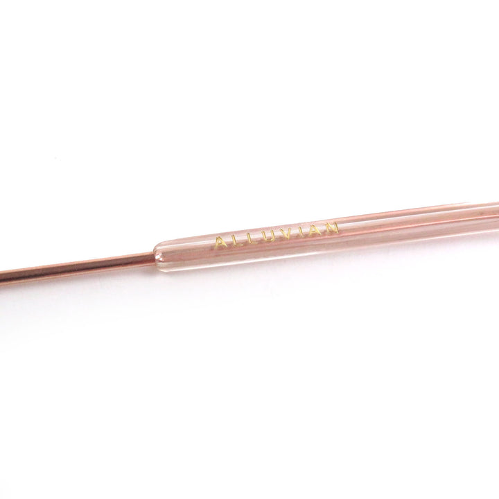 未使用品□DITA ディータ DTS201-A-03 ALLUVIAN サングラス アイウェア ピンクゴールド クリアベージュ 54□17-145 デモレンズ 日本製