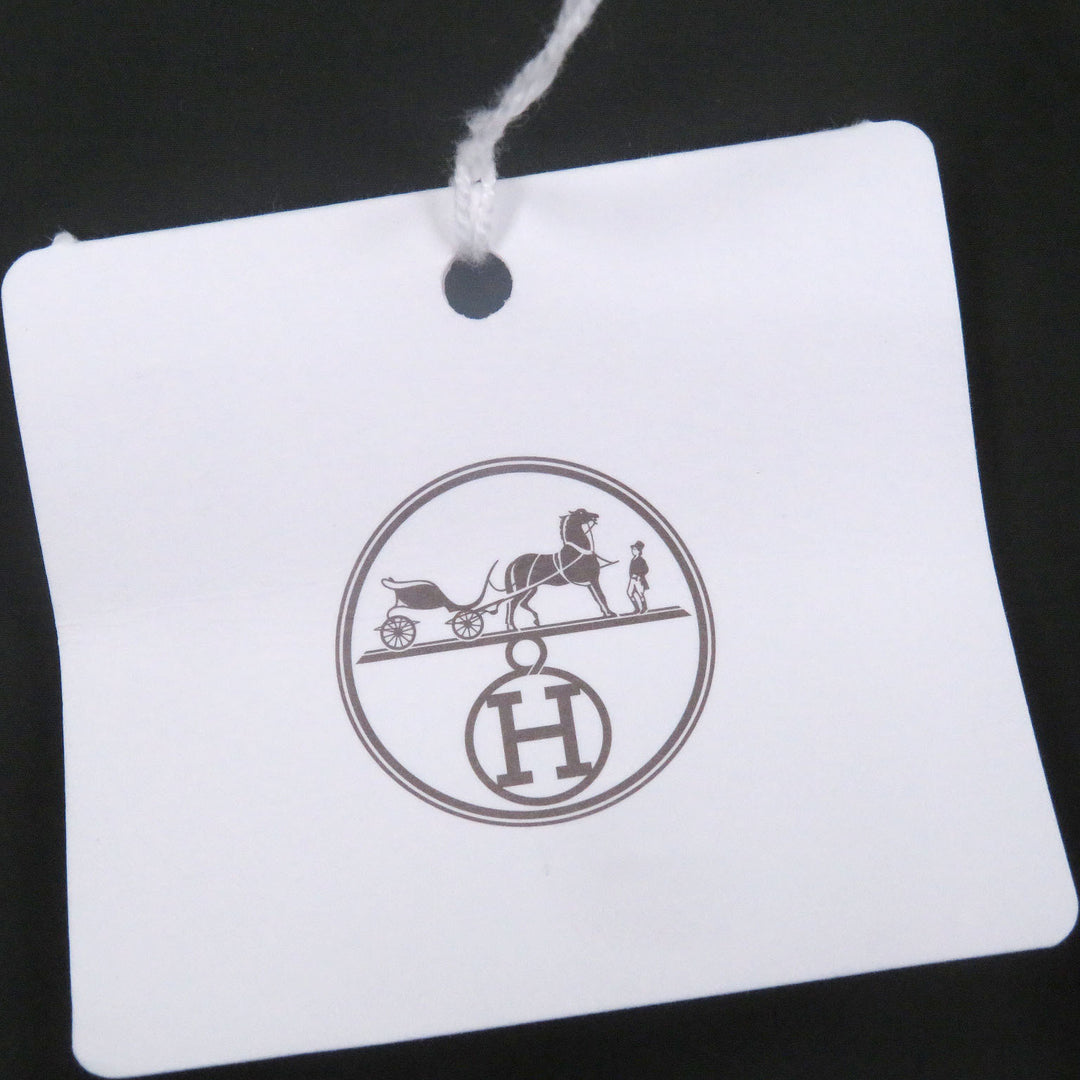 未使用品□HERMES エルメス パネル パッカブル仕様 HロゴZIP フーデッド ウィンドブレーカー ナイロンブルゾン グリーン 48 フランス製