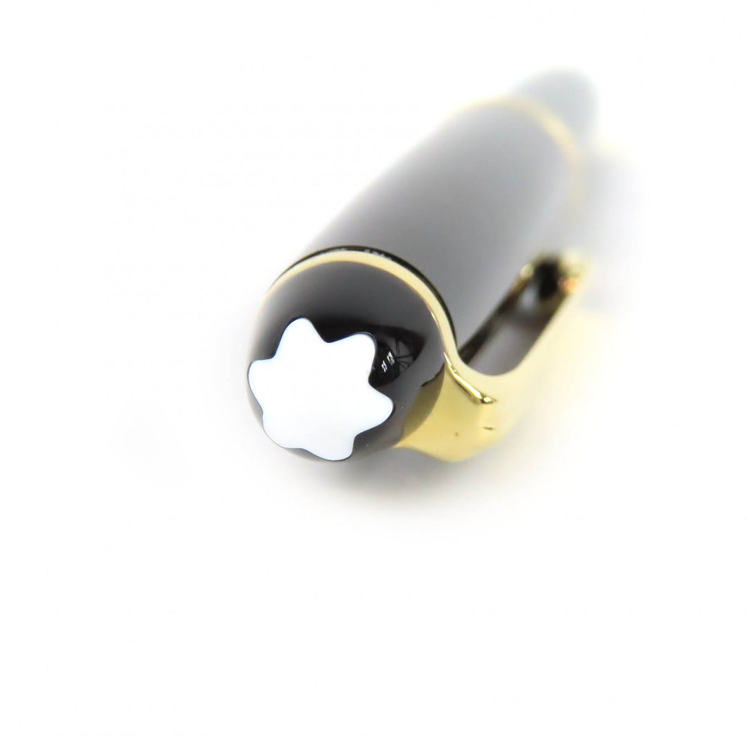 極美品△MONTBLANC モンブラン マイスターシュテュック クラシック ホワイトスター ツイスト ボールペン ブラック ゴールド ドイツ製