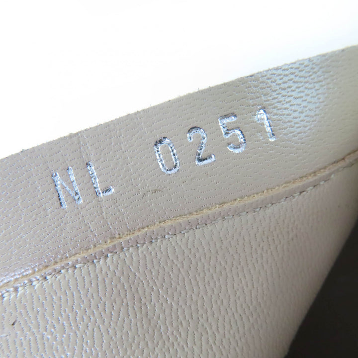 美品☆LOUIS VUITTON ルイヴィトン LVボブールライン レザー使い ヒールモノグラム ファーブーツ ショートブーツ ベージュ 35.5 伊製