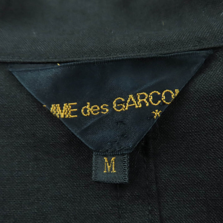 極美品☆COMME des GARCONS コムデギャルソン ヴィンテージ AD1998 モヘア混 98SSアーカイブ オープンジャケット ブラック M 正規品