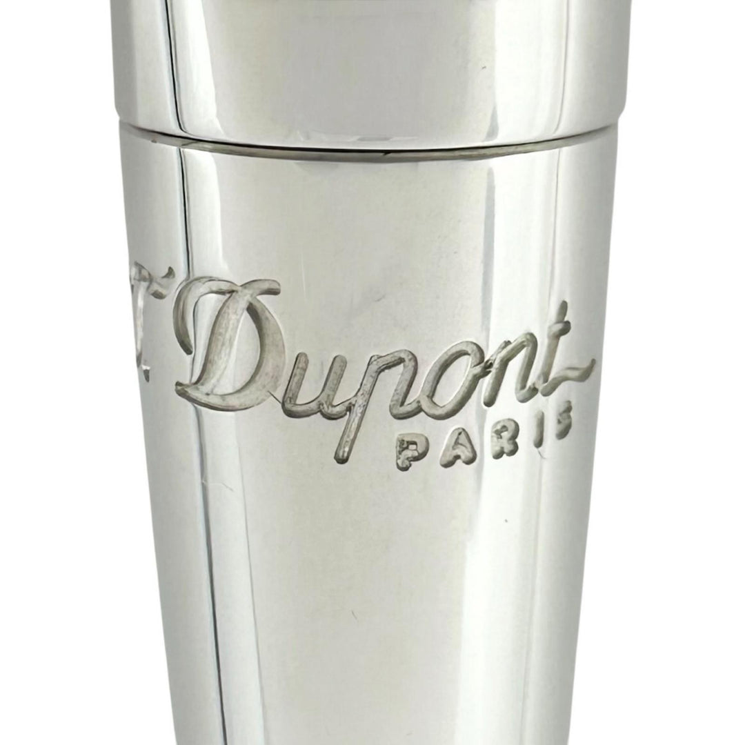 極美品▲Dupont デュポン 405722 デフィ パラディウムフィニッシュ ツイスト式 ボールペン シルバー フランス製 メンズ