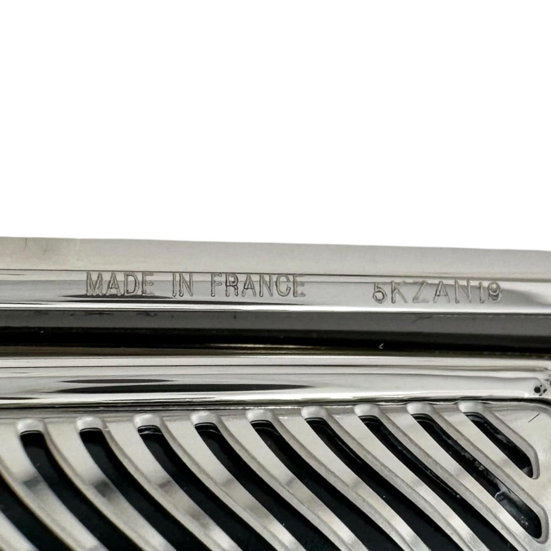 極美品▲Dupont デュポン 405722 デフィ パラディウムフィニッシュ ツイスト式 ボールペン シルバー フランス製 メンズ