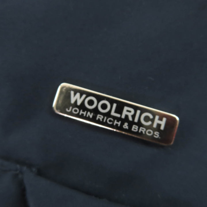 美品☆WOOLRICH ウールリッチ WWCPS2723D BOWBRIDGE COAT フォックスファー・フード付 ダウンコート ネイビー XS 正規品 レディース