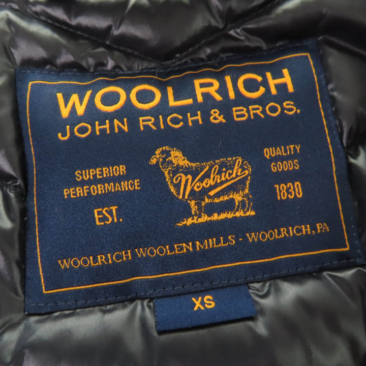 美品☆WOOLRICH ウールリッチ WWCPS2723D BOWBRIDGE COAT フォックスファー・フード付 ダウンコート ネイビー XS 正規品 レディース