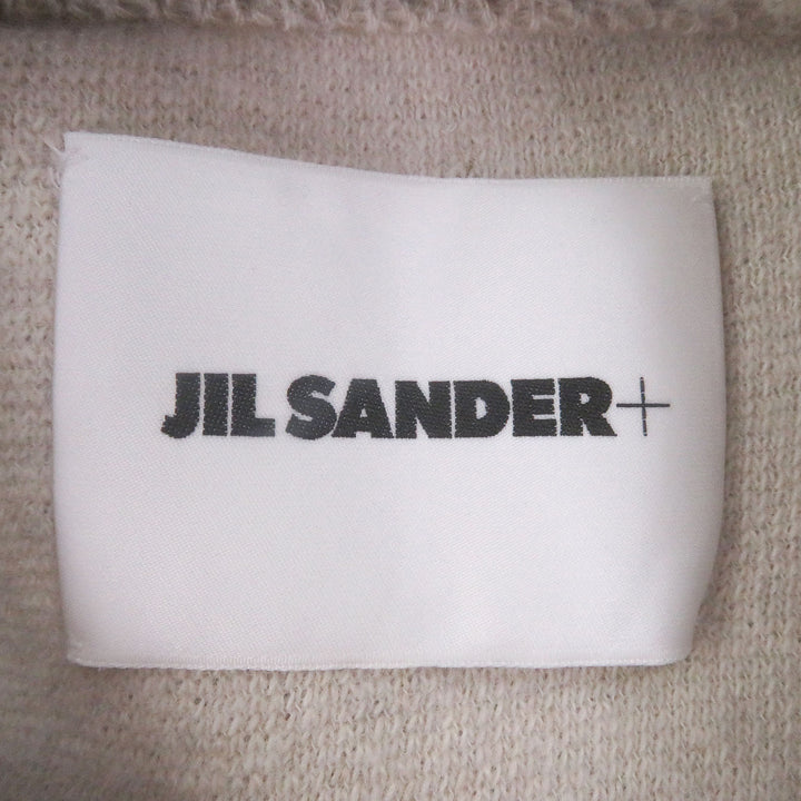 極美品□JIL SANDER+ ジルサンダープラス J47GU0008 クルーネック ボアフリースニット スウェット ベージュ M イタリア製 正規品 メンズ