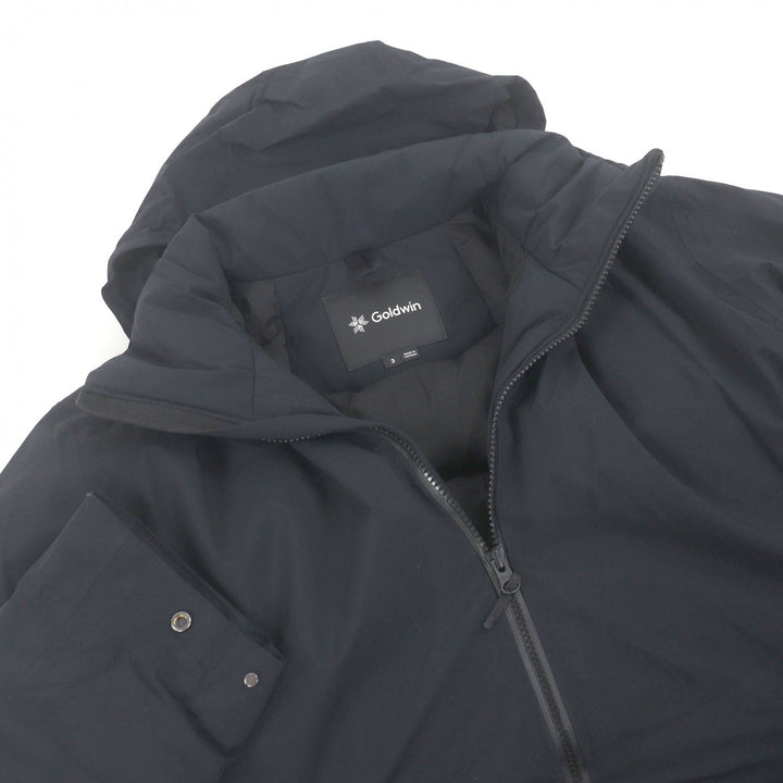 極美品□Goldwin ゴールドウイン GL23348 スノーレンジ GORE-TEX 撥水加工 ダウンコート ダウンジャケット ブラック 3 正規品 メンズ