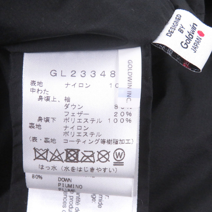 極美品□Goldwin ゴールドウイン GL23348 スノーレンジ GORE-TEX 撥水加工 ダウンコート ダウンジャケット ブラック 3 正規品 メンズ