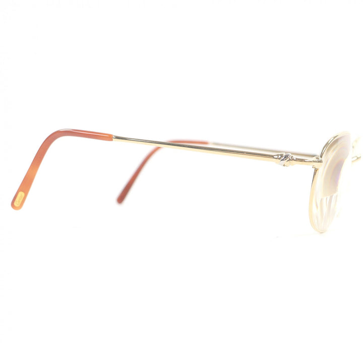 美品□Cartier カルティエ 135 トリニティ メガネ 眼鏡 アイウェア ゴールド ブラウン 53□21 度入り フランス製 メンズオススメ◎