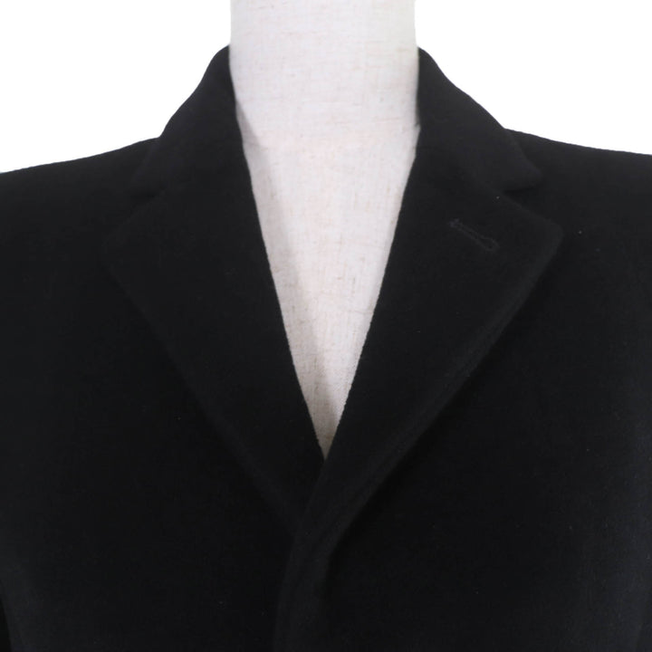 美品☆Jean Paul Gaultier FEMME ジャンポールゴルチエファム アンゴラ ウール 裾デザイン コート ブラック 40 日本製 正規品 レディース