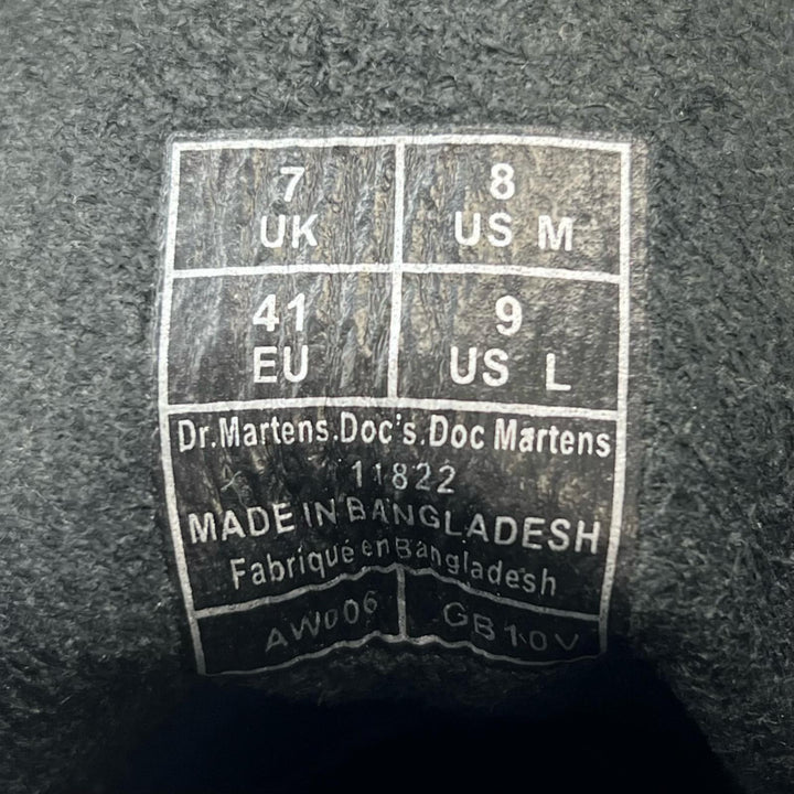 未使用品▲Dr.Martens ドクターマーチン 11822002 1460 NAPPA 8 ホール ブーツ ナッパレザー ブーツ ブラック UK7 箱付き 正規品 メンズ