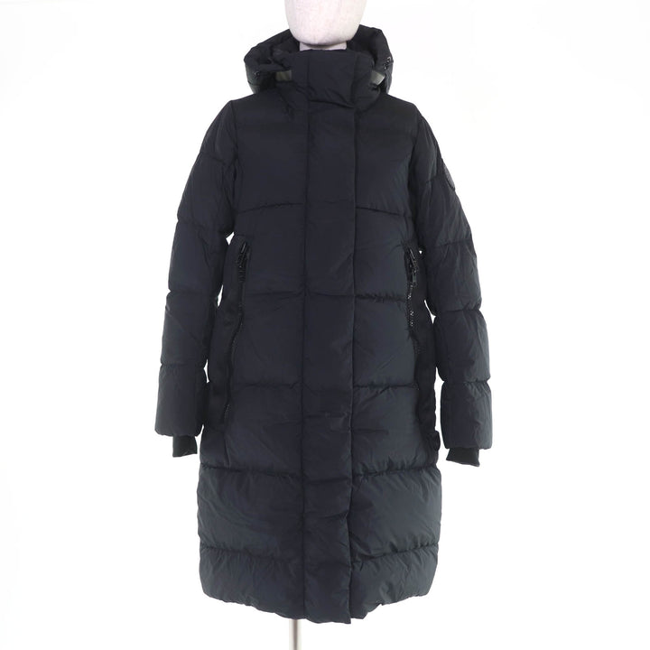 未使用品☆CANADA GOOSE カナダグース 2610LB ブラックレーベル Byward Parka ロゴワッペン・フード付 ダウンコート ブラック XS 正規品