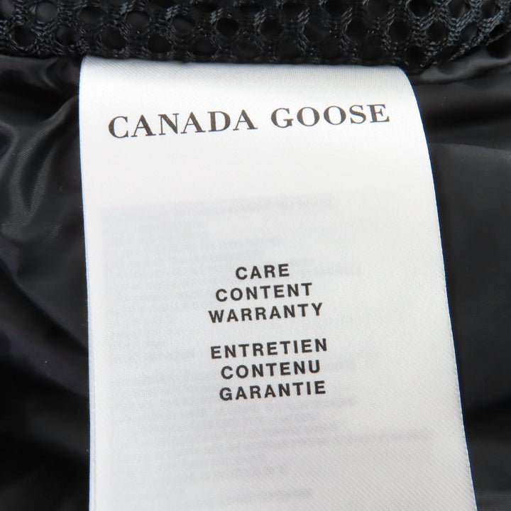 未使用品☆CANADA GOOSE カナダグース 2610LB ブラックレーベル Byward Parka ロゴワッペン・フード付 ダウンコート ブラック XS 正規品