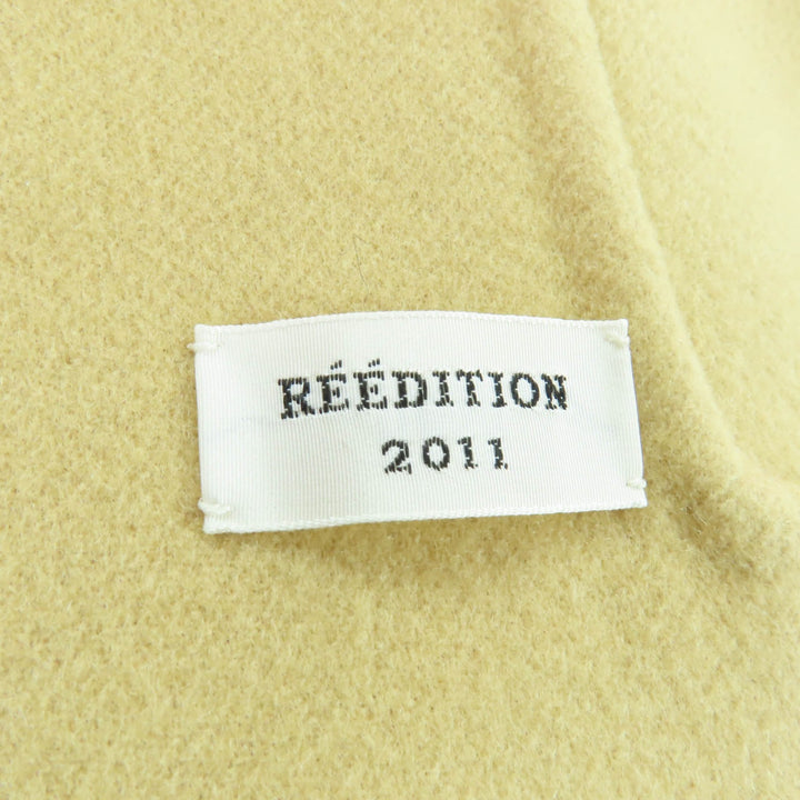 極美品★HERMES エルメス 25AW 5H0193DP カシミヤ100％ 2011プレタポルテ復刻 フード付 ポンチョジャケット 38 ハンガー付 正規品