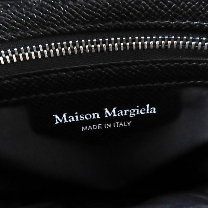 美品★Maison Margiela 11 メゾンマルジェラ11 SB2WG0008 レザー使い グラムスラム スポーツ フラット ショルダーバッグ ライトベージュ