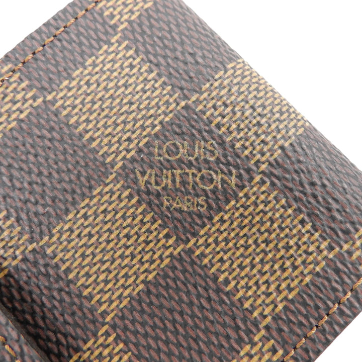 美品▲LOUIS VUITTON ルイヴィトン エテュイ シガレット ダミエ・エベヌ タバコケース シガレットケース フランス製 メンズ