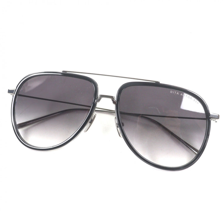 未使用品▼DITA ディータ DTS472-A-04 ARTOA.92X ツーブリッジ グラデーション サングラス シルバー ブラック 58□15-145 デモレンズ