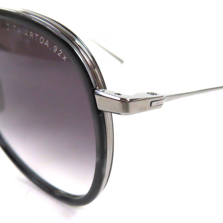 未使用品▼DITA ディータ DTS472-A-04 ARTOA.92X ツーブリッジ グラデーション サングラス シルバー ブラック 58□15-145 デモレンズ