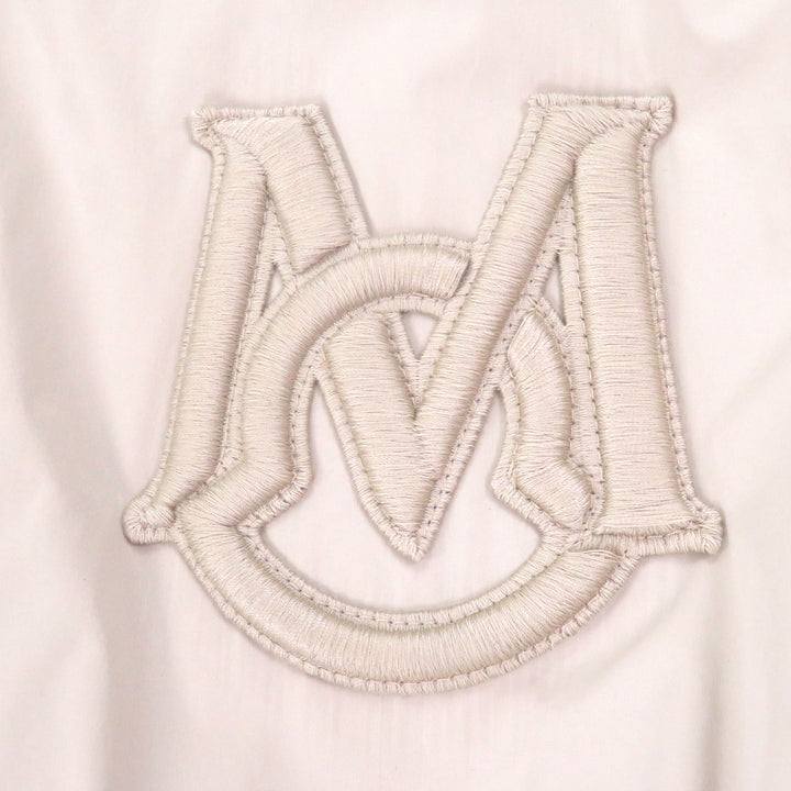 極美品□MONCLER モンクレール 22-23AW DETIAN GIUBBOTTO 袖ラムレザー スタジャン ダウンジャケット ベージュ ホワイト 3 正規品 メンズ
