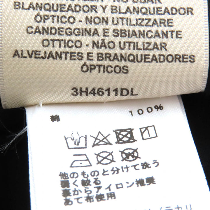 極美品△HERMES エルメス 23AW 3H4611DR Do RE BOUCLES ド レ ブックル コットン100％ クルーネック 半袖Ｔシャツ ブラック 36 正規品