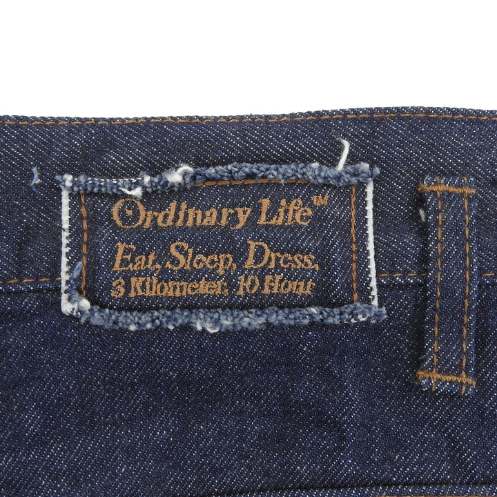 未使用品▲SHINYAKOZUKA シンヤコヅカ 24SS 240ISK40 ORDINARY CITY PANTALON コットン100％ ワッペン付 デニムパンツ M 正規品 メンズ