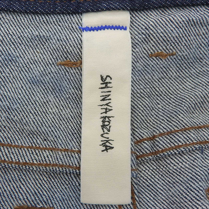 未使用品▲SHINYAKOZUKA シンヤコヅカ 24SS 240ISK40 ORDINARY CITY PANTALON コットン100％ ワッペン付 デニムパンツ M 正規品 メンズ