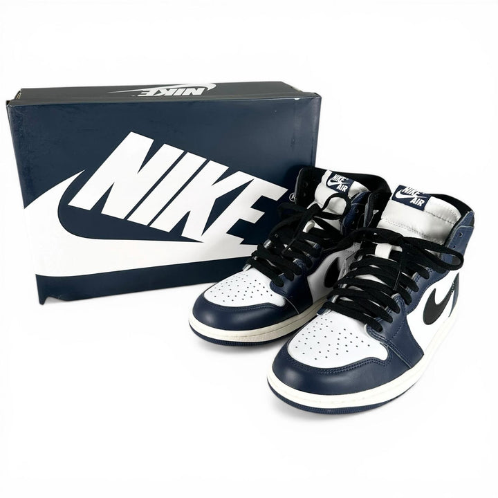未使用品▲NIKE ナイキ DZ5485-401 Air Jordan 1 Retro High OG エアジョーダン ハイカットスニーカー ネイビー ブラック 28cm メンズ