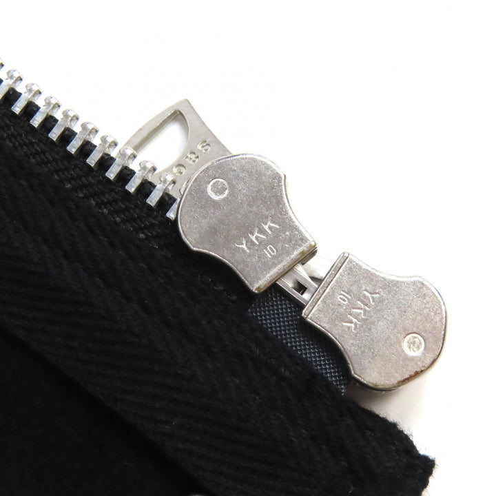 極美品△sacai MADSAKI サカイ マサキ WOOL MELTON BLOUSON 袖レザー スローガン ウールメルトン ブルゾン ボンバージャケット 4 正規品