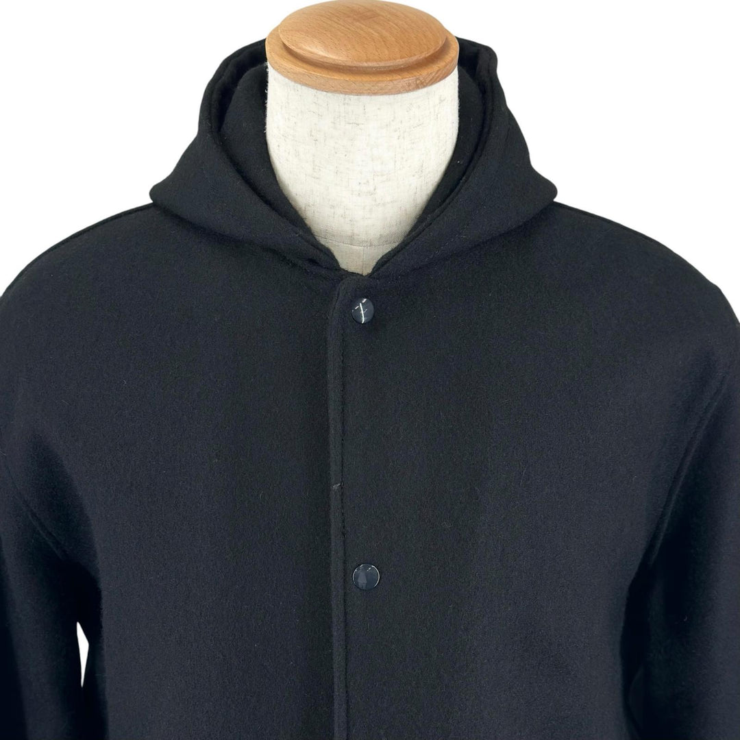 極美品▲SETTLEMIERS セトルマイヤーズ Cadet Parka D型ポケット セーラーフード カデット コート ブラック 40 USA製 正規品 メンズ