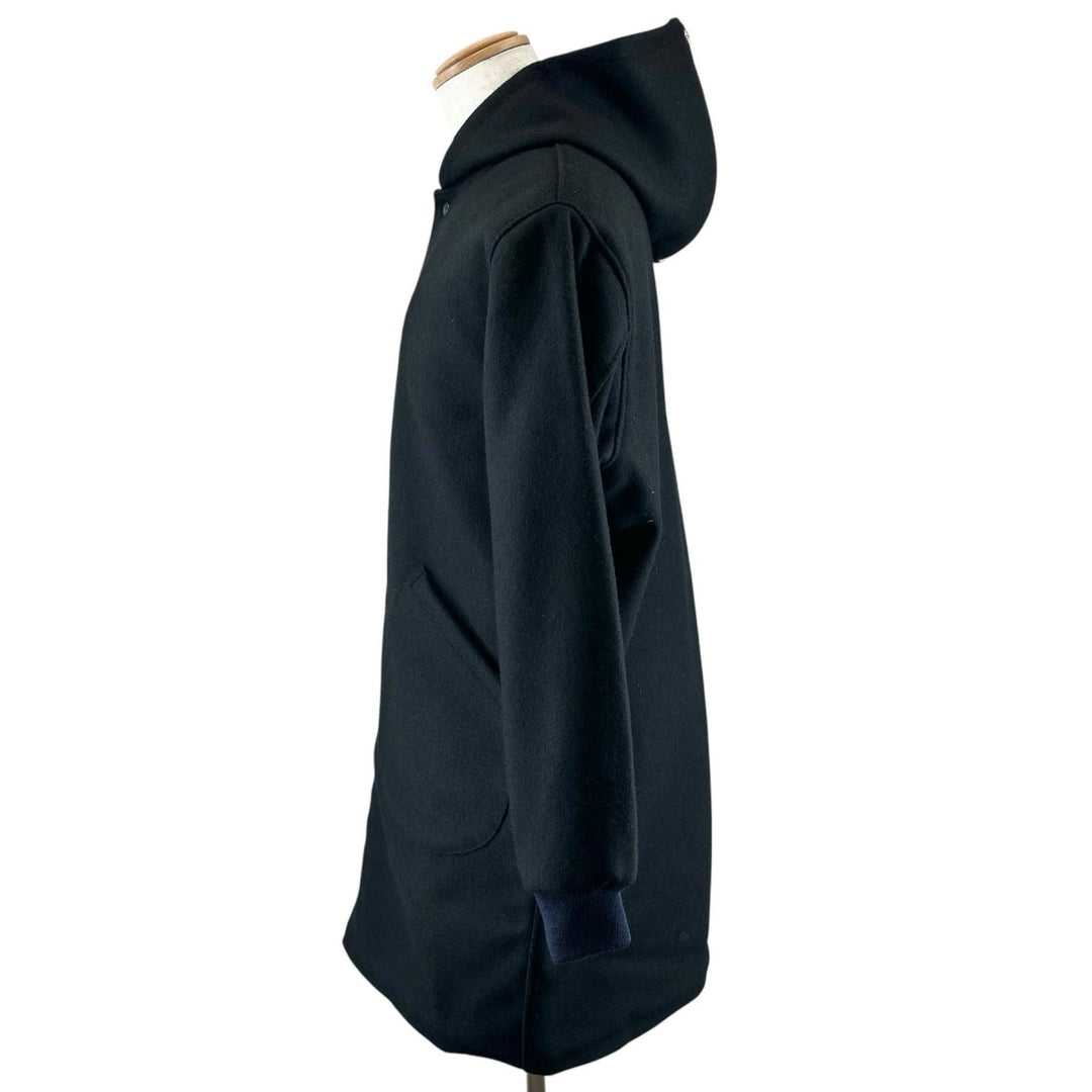 極美品▲SETTLEMIERS セトルマイヤーズ Cadet Parka D型ポケット セーラーフード カデット コート ブラック 40 USA製 正規品 メンズ