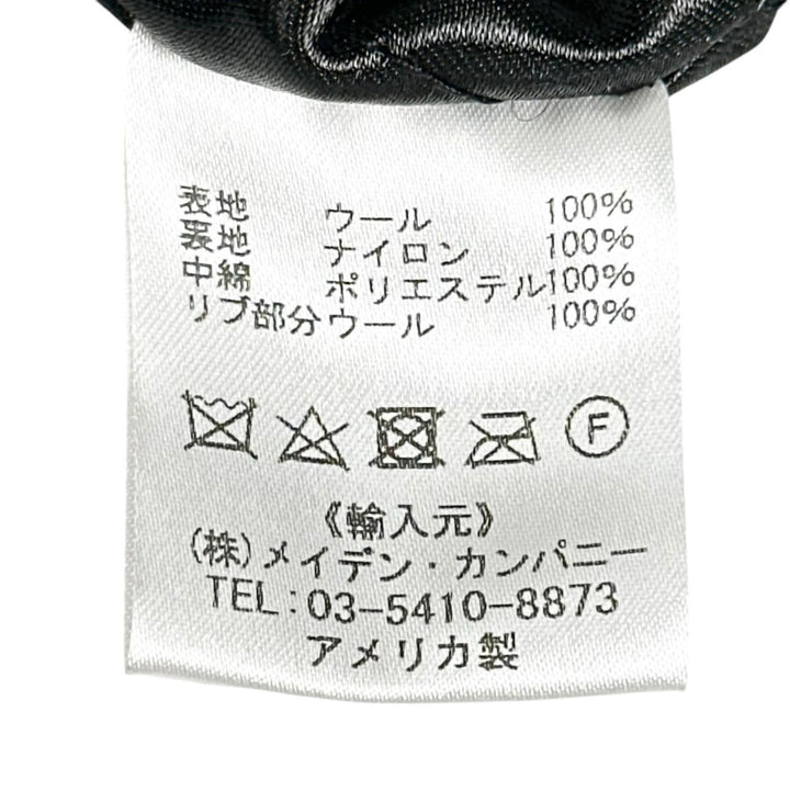 極美品▲SETTLEMIERS セトルマイヤーズ Cadet Parka D型ポケット セーラーフード カデット コート ブラック 40 USA製 正規品 メンズ