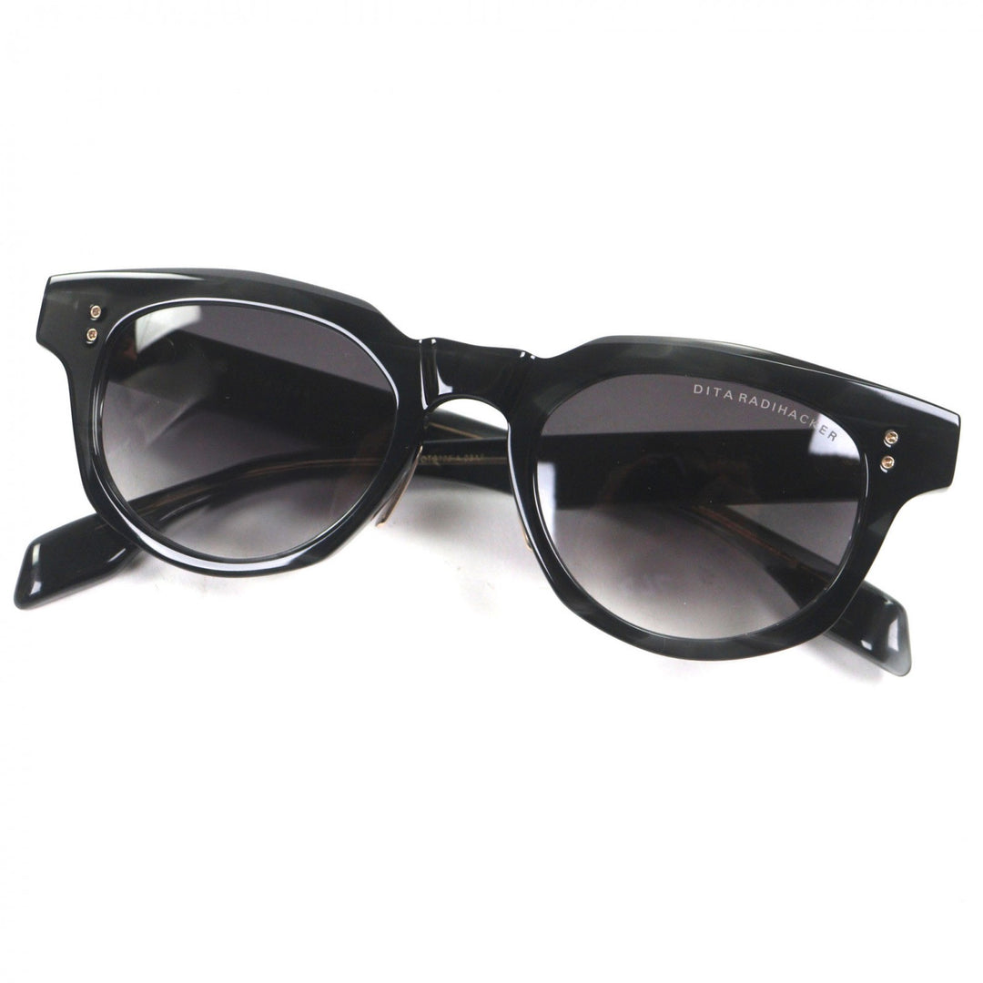 未使用品▼DITA ディータ DTS726 RADIHACKER ラジハッカー サングラス クリアブラック 51□22-148 デモレンズ 日本製 メンズ 定価95700円