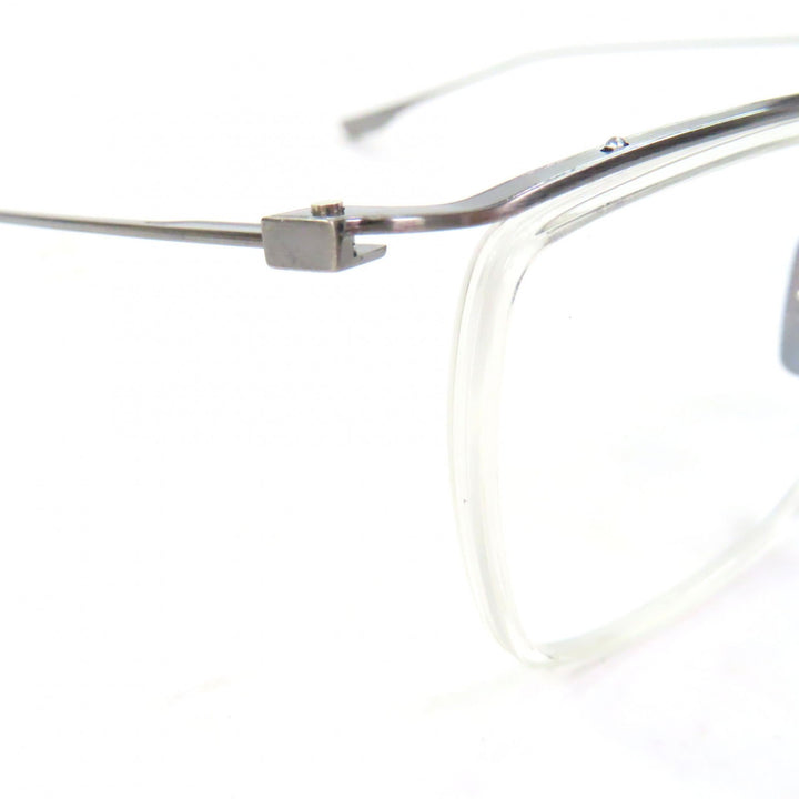 未使用品▼DITA ディータ DTX106 SCHEMA-ONE メガネ 眼鏡 アイウェア クリア ガンメタリック 55□18-145 デモレンズ メンズ 定価101475円