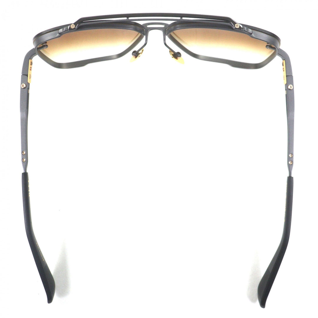 未使用品▼DITA ディータ DTS121 MACH-SIX チタン グラデーションレンズ アイウェア サングラス ガンメタリック 62□12-130 デモレンズ