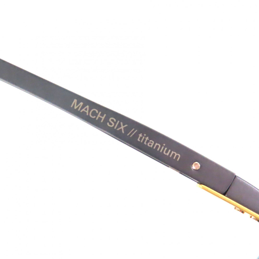 未使用品▼DITA ディータ DTS121 MACH-SIX チタン グラデーションレンズ アイウェア サングラス ガンメタリック 62□12-130 デモレンズ