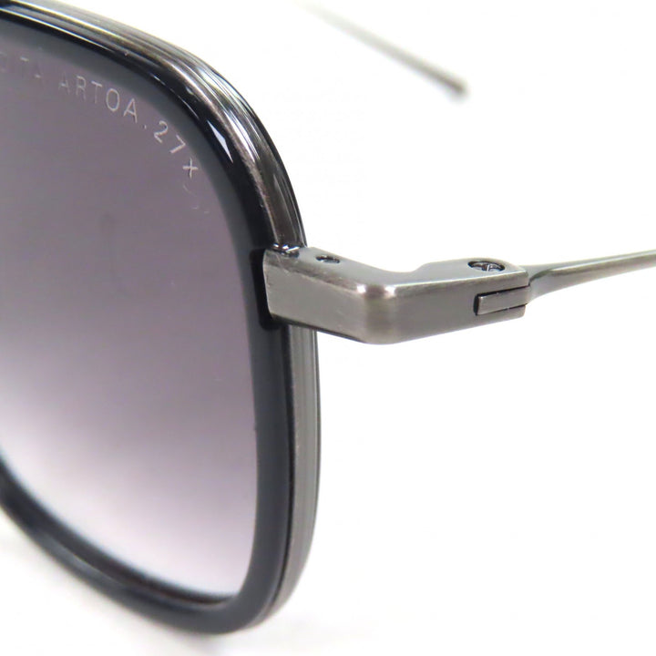 未使用品▼DITA ディータ DTS474 ARTOA 27X ツーブリッジ サングラス ガンメタリック ブラック 47□26-145 デモレンズ 日本製 メンズ