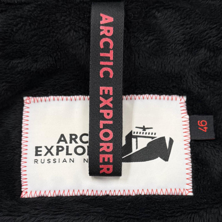 美品▼ARCTIC EXPLORER アークティックエクスプローラー 18-011-610-0037 フーデッド WZIP ダウンジャケット ベージュ 46 正規品 メンズ