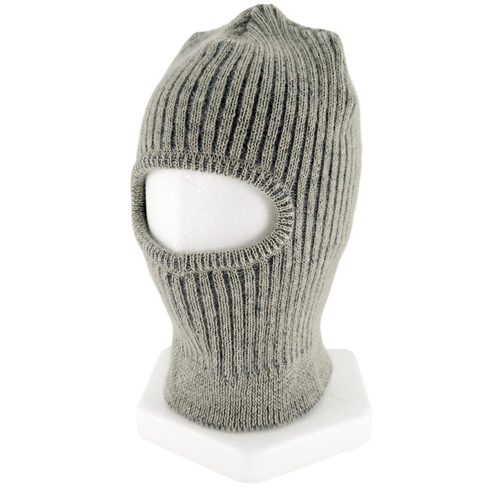 極美品▲SUGARHILL シュガーヒル 23AW 23AWKN09 PLATING KNIT BALACLAVA ニットキャップ アイボリー ネイビー 0 日本製 正規品 メンズ