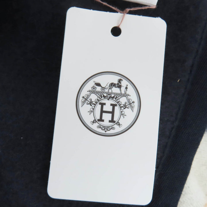 未使用品☆HERMES エルメス ウール カシミヤ チェック柄 レザー使い 大判 ケープコート ポンチョ マルチ フランス製 正規品 レディース
