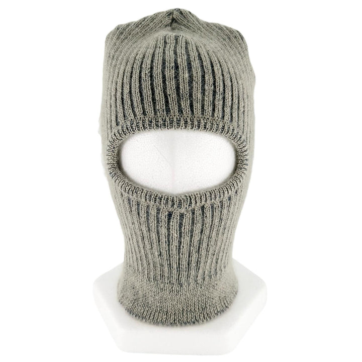極美品▲SUGARHILL シュガーヒル 23AW 23AWKN09 PLATING KNIT BALACLAVA ニットキャップ アイボリー ネイビー 0 日本製 正規品 メンズ
