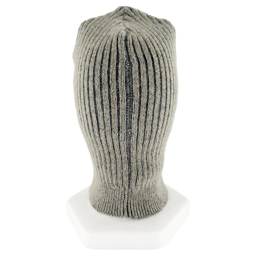 極美品▲SUGARHILL シュガーヒル 23AW 23AWKN09 PLATING KNIT BALACLAVA ニットキャップ アイボリー ネイビー 0 日本製 正規品 メンズ