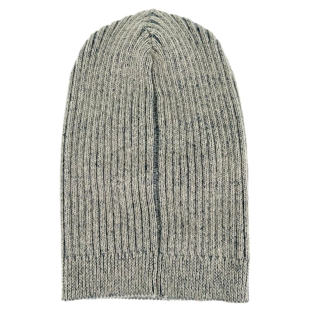 極美品▲SUGARHILL シュガーヒル 23AW 23AWKN09 PLATING KNIT BALACLAVA ニットキャップ アイボリー ネイビー 0 日本製 正規品 メンズ