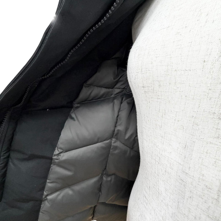 美品△WOOLRICH ウールリッチ WWCPS2762 ARCTIC PARKA アークティックパーカー ファー フード付き ダウンジャケット 黒 XS レディース